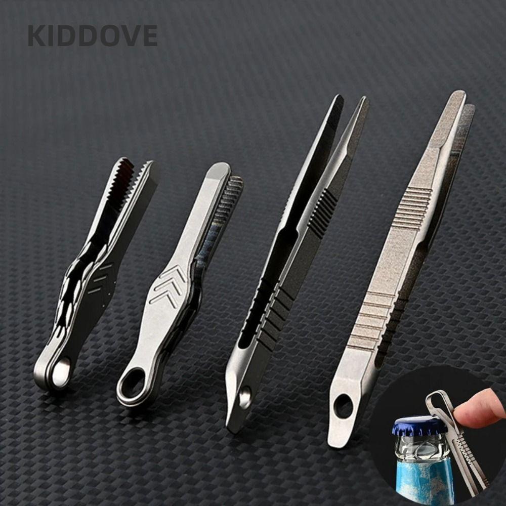 Nhíp thép titan KIDDOVE - Thép Titan Gia Công CNC TC4, Đa Chức Năng Outdoor & EDC