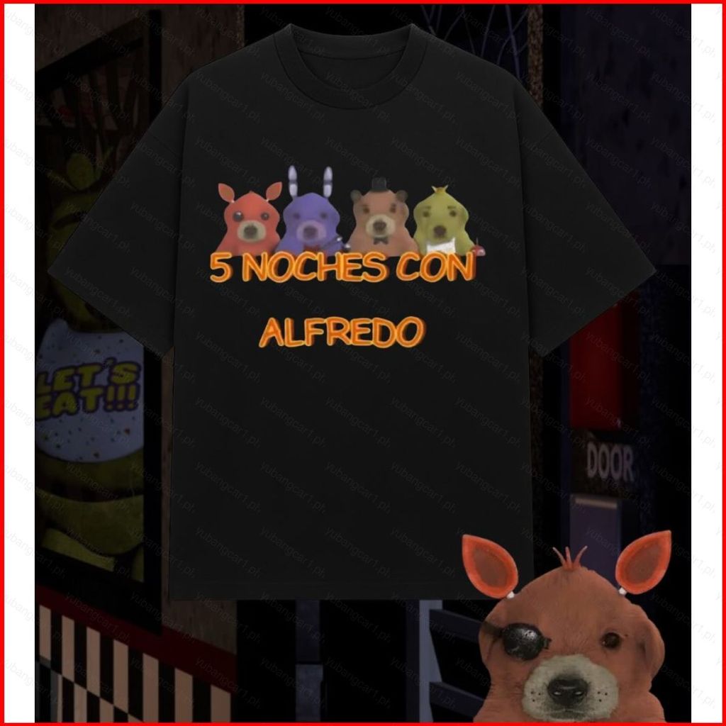 Áo thun ngắn tayFive Nights at Freddy's và Friday Night Funkin anime