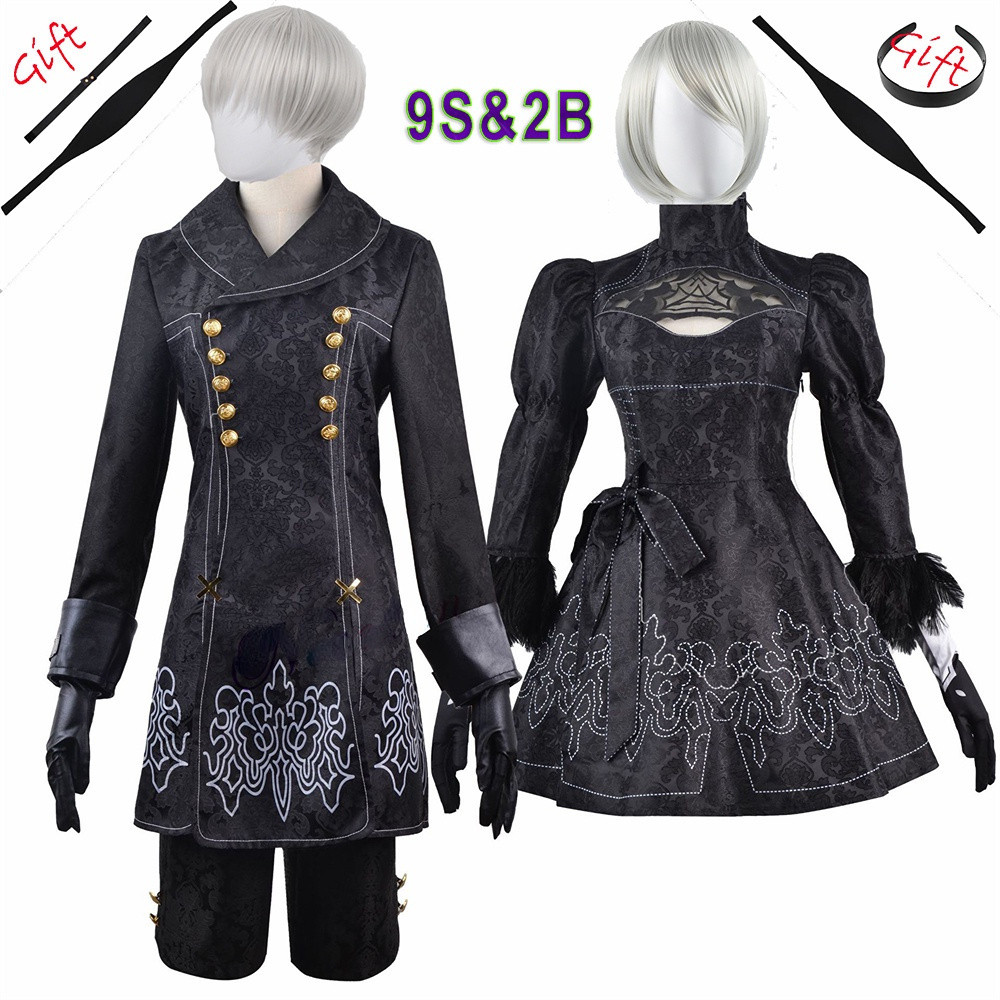 Trang Phục Cosplay Nhân Vật 9S & 2B Nier Automata - Phù Hợp Nam Nữ, Nhiều Kích Cỡ