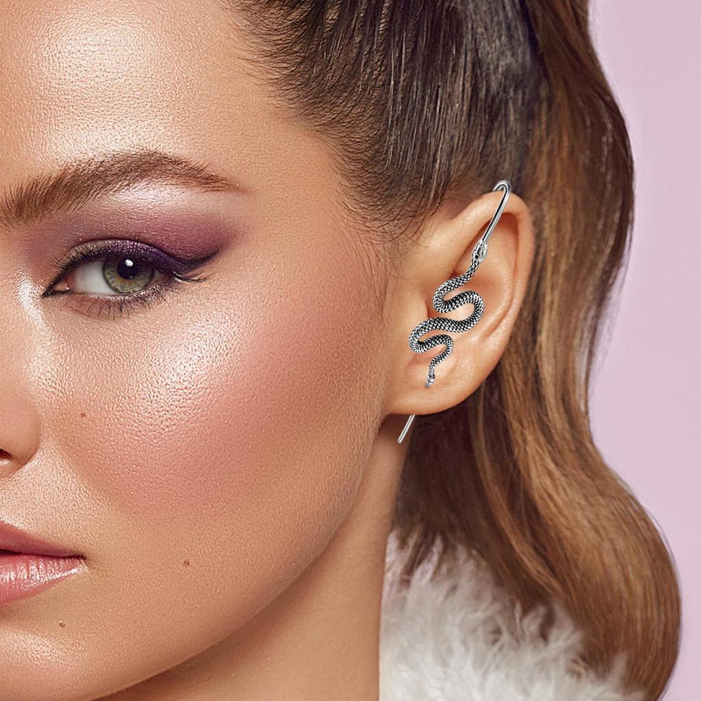 Snake Earrings for Women Fashionable Snake Cuff Earring Womens Earrings Unique Animal Earrings Snake