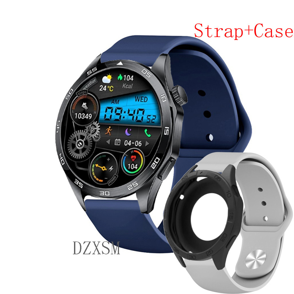 LIGE GT4 Pro Dây đeo + Ốp lưng cho LIGE GT4 Pro Full Cover Bảo vệ màn hình Silicone Dây đeo đồng hồ 