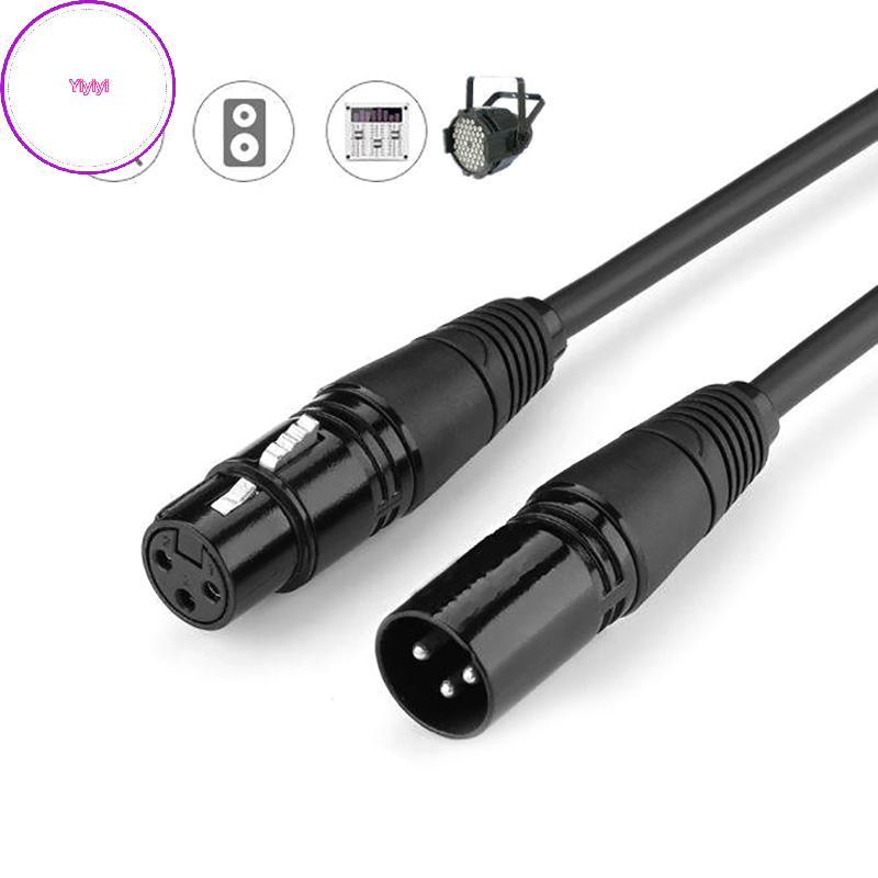 Yiyi DMX 3-PIN DMX512 Cáp Nam Đến Nữ LED PAR Đèn Sân Khấu DMX Dây Tín Hiệu Dj Thiết Bị DMX512 Dòng T
