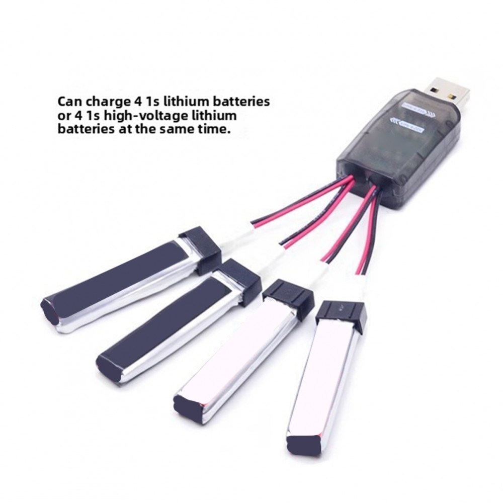 Sạc pin USB Giao diện nguồn USB tiêu chuẩn Sạc đồng thời 4 pin