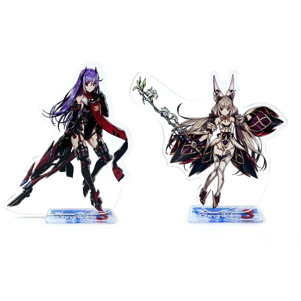 Mô hình Standee Xenoblade Chronicles 3 nhân vật Nia Hana JD trang trí bàn học acrylic anime game cực