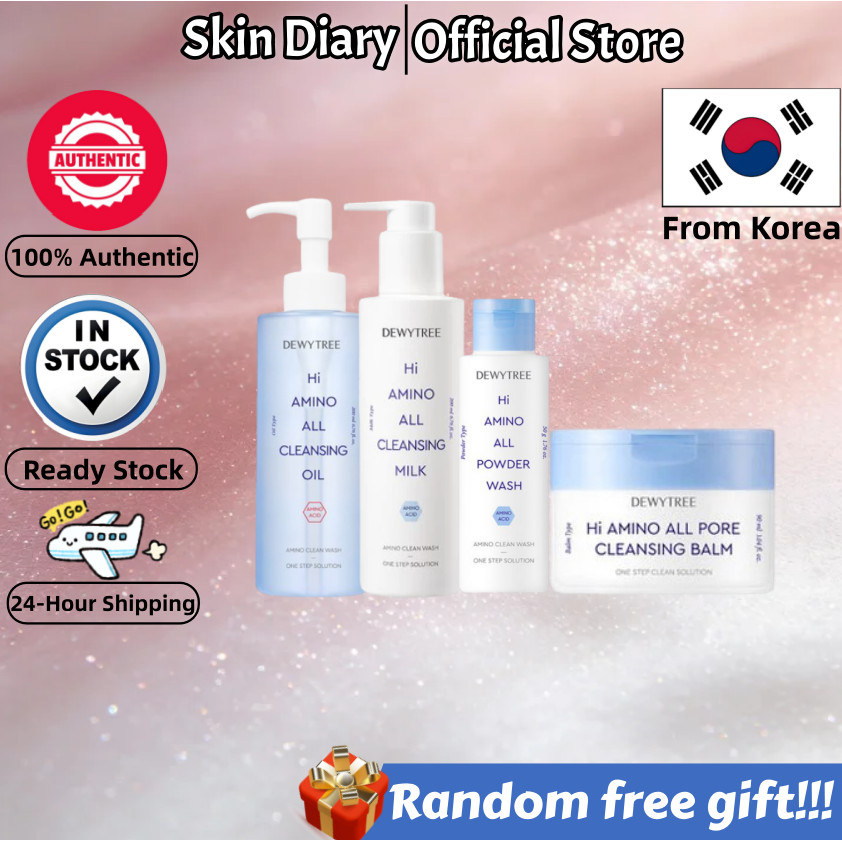 [DEWYTREE] Sữa rửa mặt Hi Amino All Enzyme 50g / Dầu rửa mặt toàn bộ 200ml / Kem làm sạch sâu Amino 