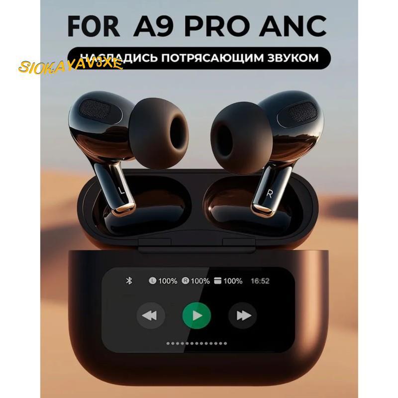 Tai nghe Bluetooth không dây A9pro, Màn hình màu thông minh trong tai, Tai nghe thể thao Khử tiếng ồ
