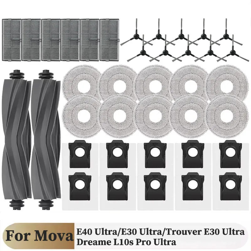 Dành cho MOVA E40 Ultra / Mova E30 Ultra / Trouver E30 Ultra / Dreame L10s Pro Ultra Heat Tricut Bru