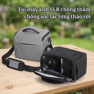 Túi Máy ảnh Slr đeo Vai Chống Sốc Chống Thấm Dày Dặn Ngăn Tháo Rời Túi Phụ Chuyên Nghiệp