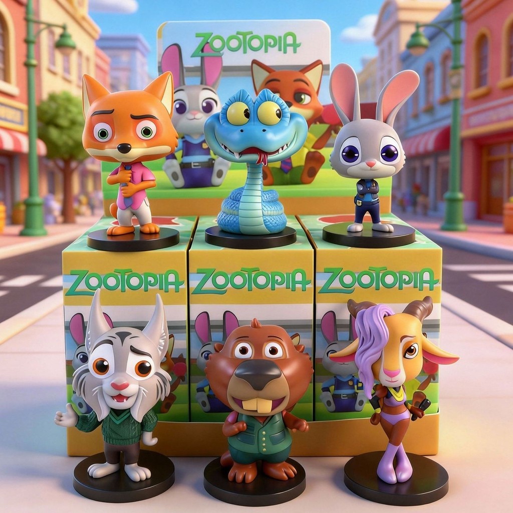 Zootopia 2 Fox Nick Judy nhân vật văn phòng làm bằng tay p
