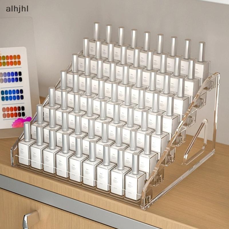 AL 3/4/5/6/7 Layers Acrylic Cosmetic Nail Polish Orgaizer Display Rack Lipstick Perfume Makeup Stora