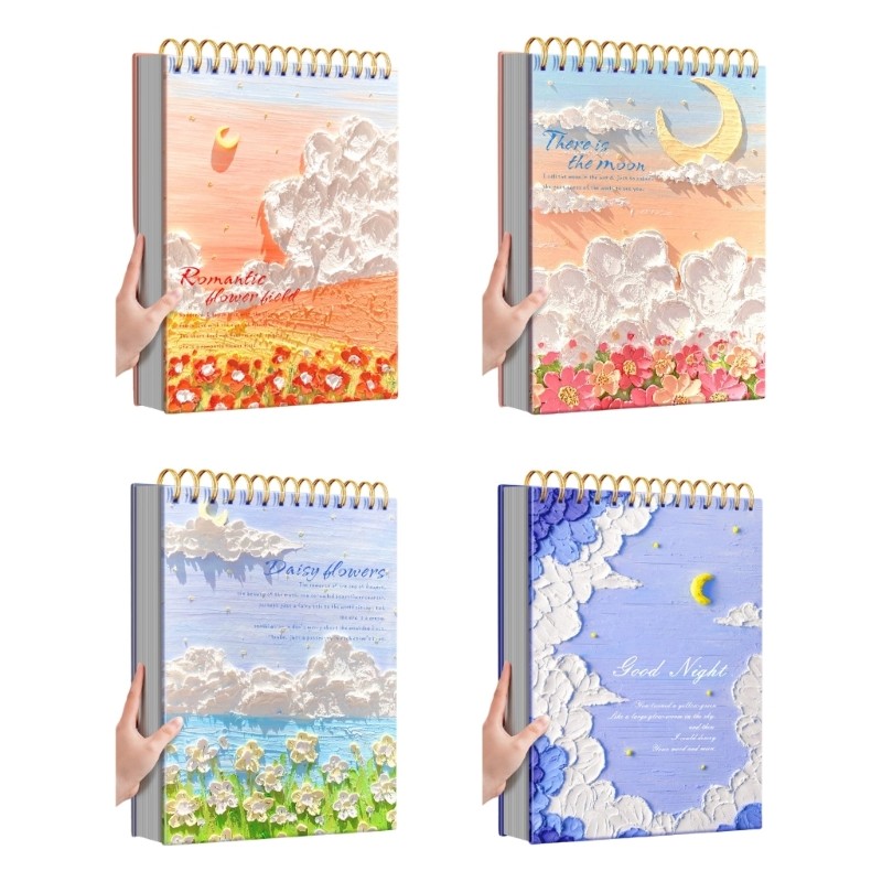 KIIK Art Drawing Pad Sketchbook Giấy mật độ thân thiện với ràng buộc mạnh mẽ Chống chảy máu Thiết kế