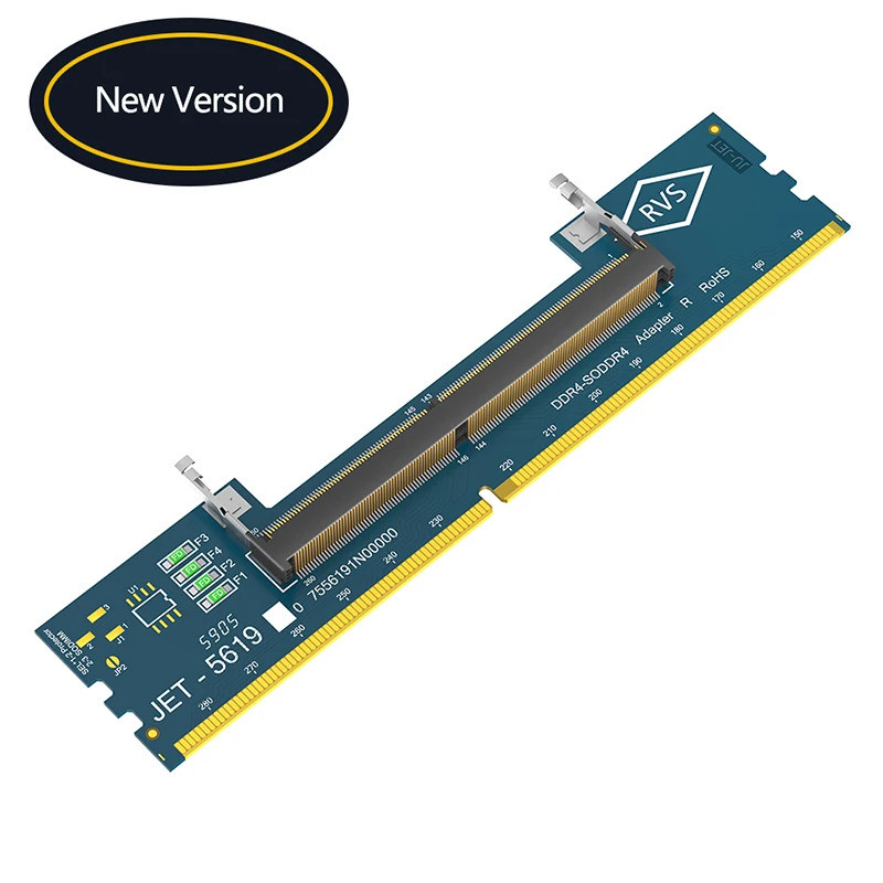 Laptop MỚI DDR4 Bộ kiểm tra thẻ nhớ Bộ chuyển đổi RAM Laptop SO DDR4 sang máy tính để bàn RAM DDR4 B