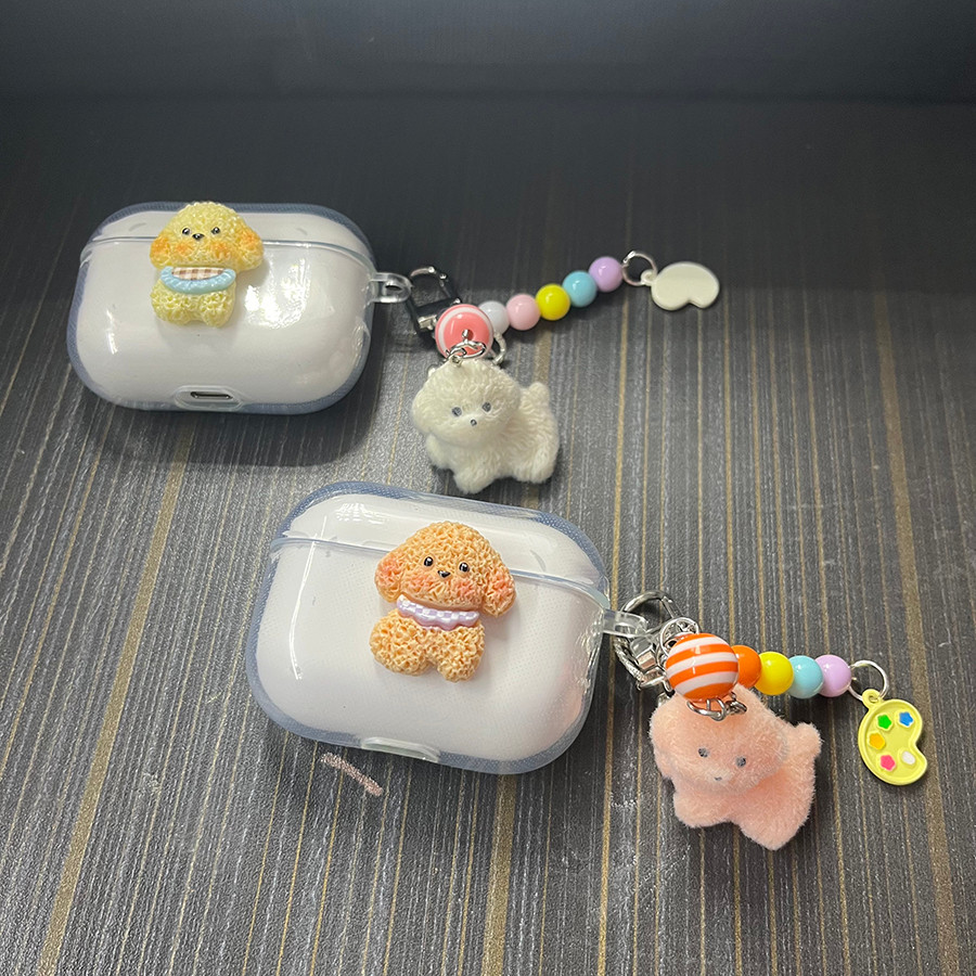 Ốp lưng hình chó hoạt hình cho airpod pro 2 3 / airpod4 / airpod pro3 Vỏ tai nghe silicon airpod3 nắ