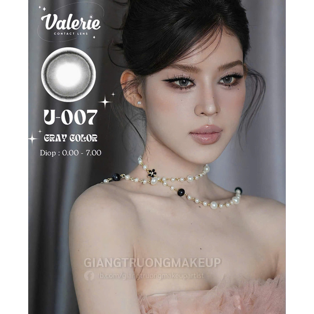 U-007 GRAY - LENS HÀN | MALL LENS - KÍNH ÁP TRÒNG ĐÀ NẴNG | SHIP HỎA TỐC