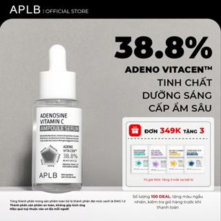  Serum Adeno Se khít lỗ chân lông 40ml APLB 40ml APLB ADENOSINE VITAMIN C AMPOULE SERUM phục hồi da treatment 