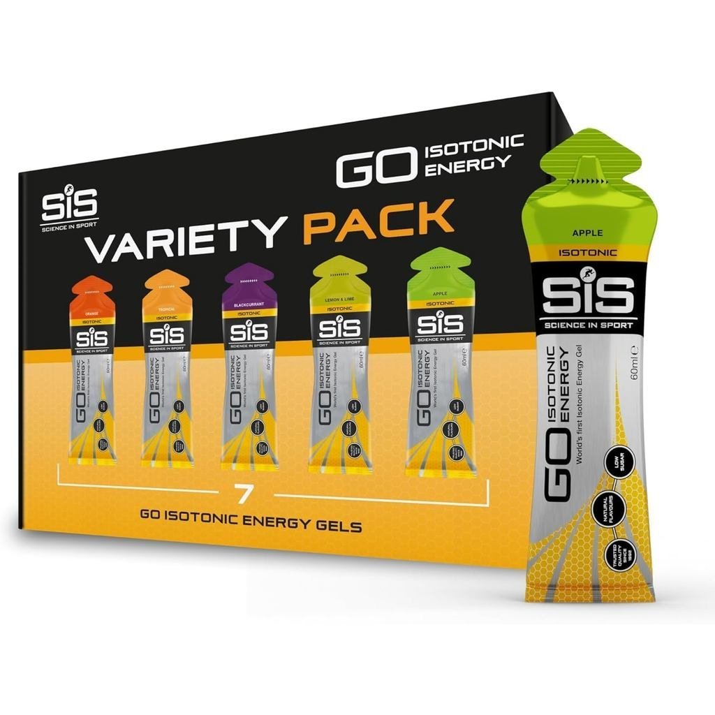 Science in Sport 60 ml Energy Gel Variety - Gói 7