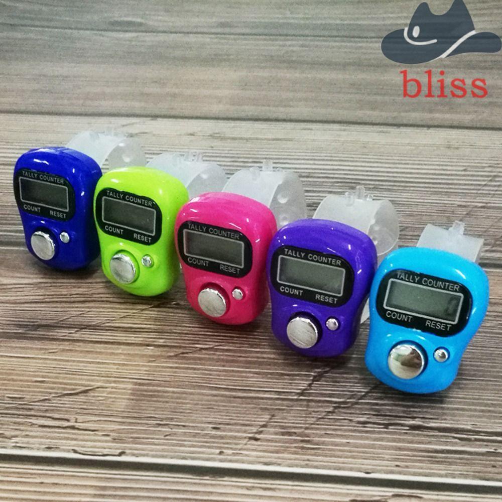 BLISS Finger Ring Tally Counter - Điện tử mini, dụng cụ đếm stitch marker cầm tay