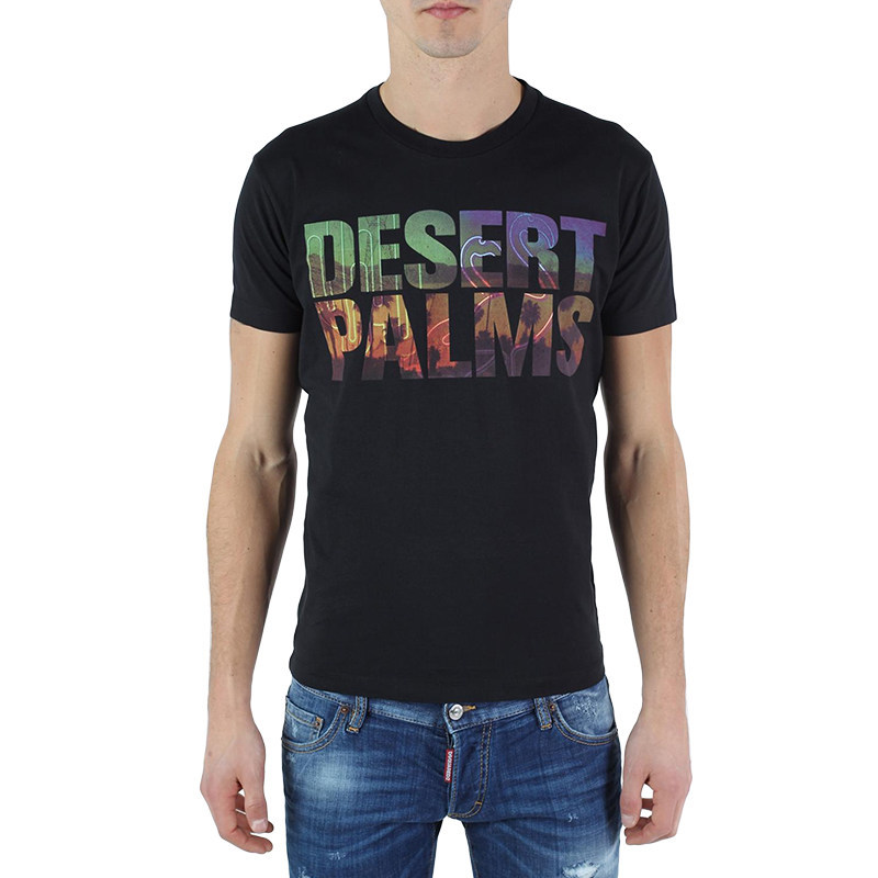 Dsquared2 D Two Power Hoodie Nam - Họa Tiết Thời Trang, Cotton, Cổ Tròn