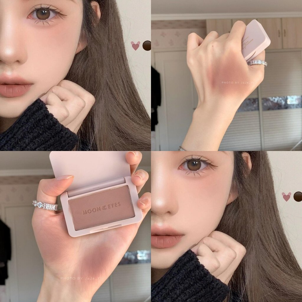 Mooneyes Mooneyes Hàng Ngày Sữa Linh Tinh Màu Cà Phê Pure Desire Blush Trà Sữa Màu Đất Cao Cấp Độ bã