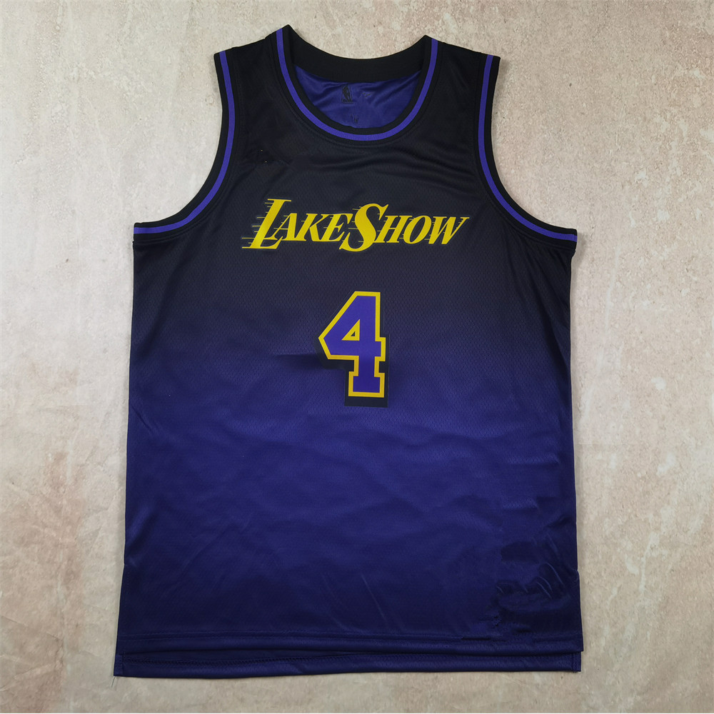 Denlton KneeHart Lakers Jersey phiên bản ép nhiệt - Số áo 4