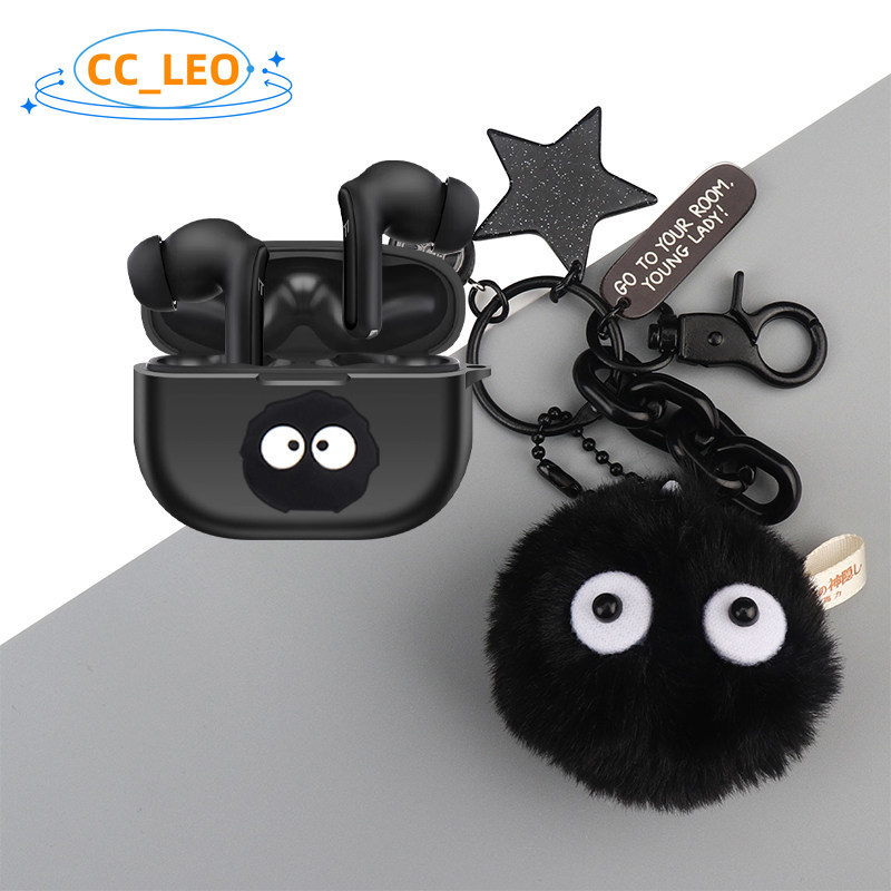 for 1MORE Q21 Case Cartoon Astronaut Cute Piggy Dinosaur Keychain Pendant Silicone Soft Case Suitabl