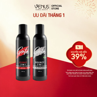  Sữa tắm - gội hương nước hoa Nam 2in1 Gota bạc hà mát lạnh 250ML 