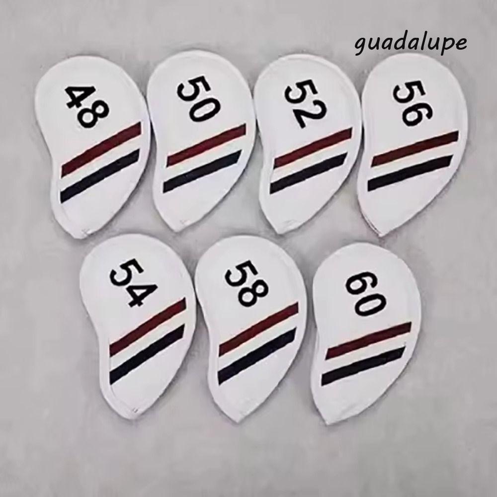 GUADALUPE1 Golf Wedge Cover, PU Leather Angle Club Sand Wedge Headcover, Universal 48 50 52 54 Độ Bi