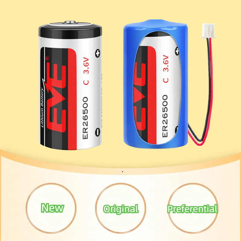 2024 Chính Hãng EVE ER26500 Pin 3.6V Đồng Hồ Đo Khí Hơi Nước Khí Tự Nhiên Đồng Hồ Đo Lưu Lượng IoT P