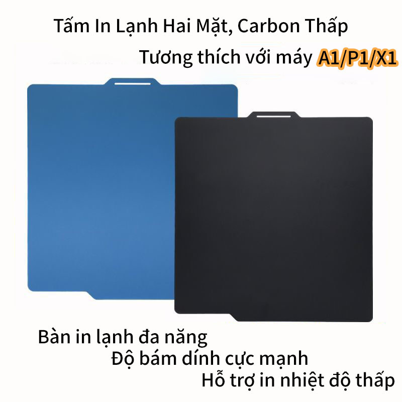 Dòng Bambu Lab A / P / X Thích hợp cho Bảng đục lỗ lạnh toàn diện Bảng PEI Tiết kiệm điện Bảng in nh
