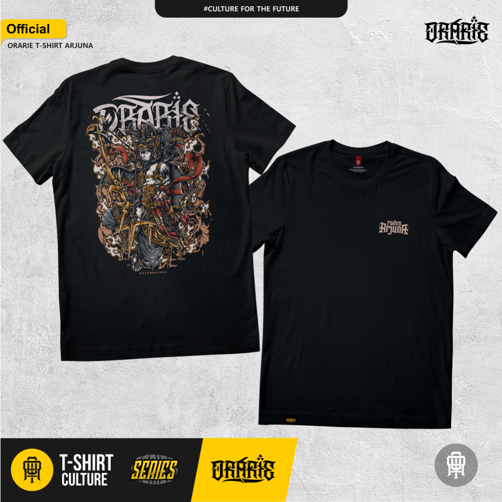 Áo thun Orarie Áo thun màu đen Arjuna Jersey