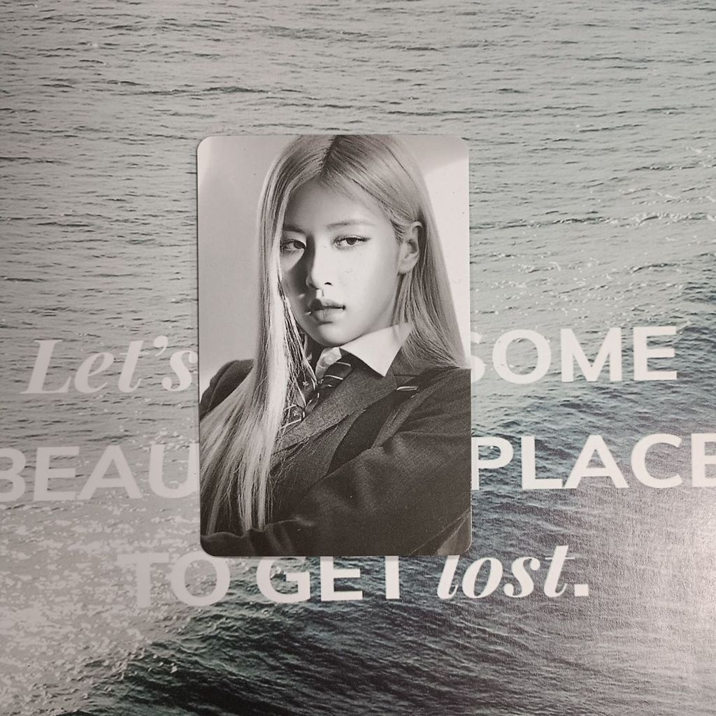 BLACKPINK The shonw live Park Choi Young CD thịt đen trắng thịt nhỏ thẻ