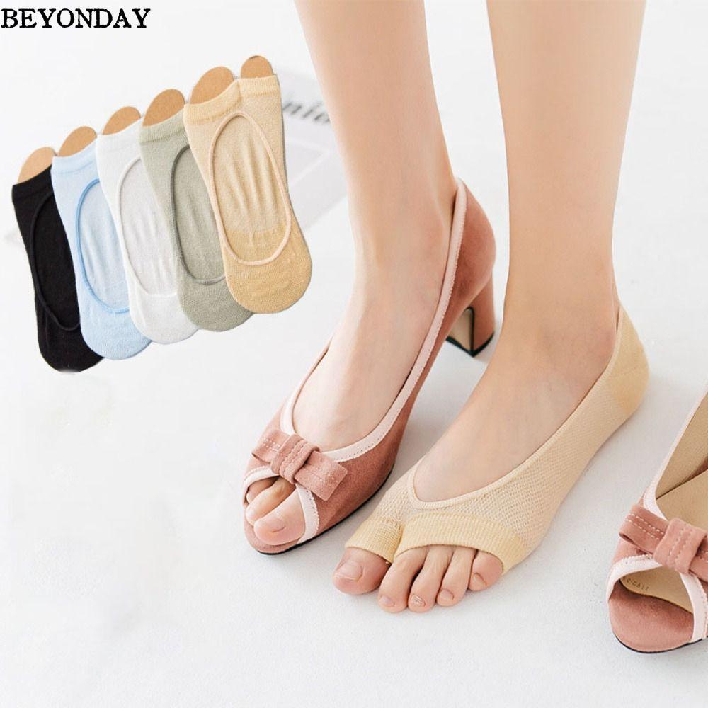 Tất BEYONDAY cotton mỏng miệng cá, hai ngón lưới thoáng khí size 35-40 EUR