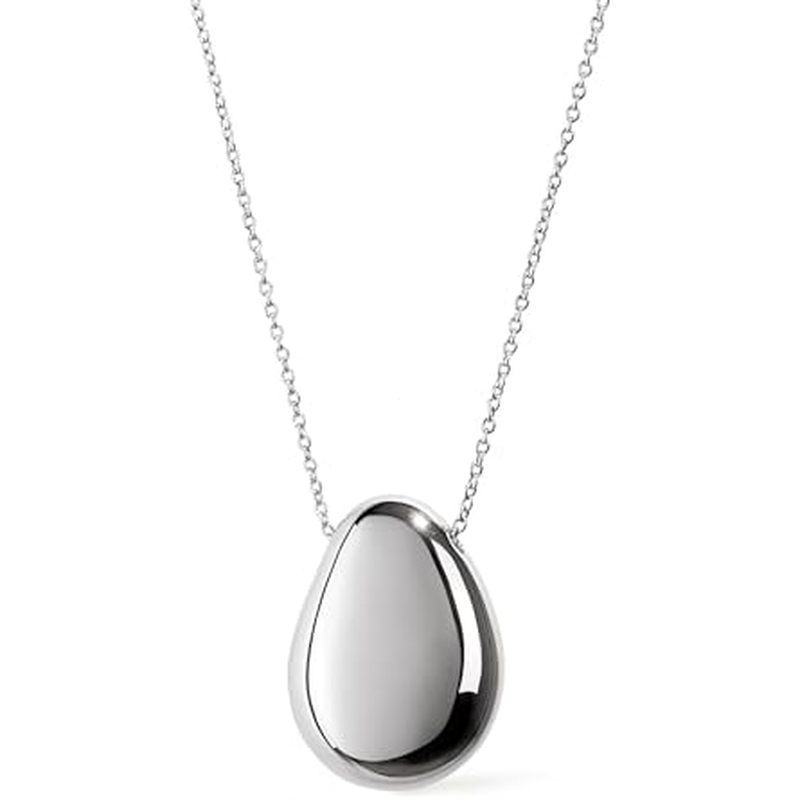 Vòng cổ giọt nướcAna Luisa mạ vàng và bạc Rhodium 14K, khóa chắc chắn, phù hợp cho nữ