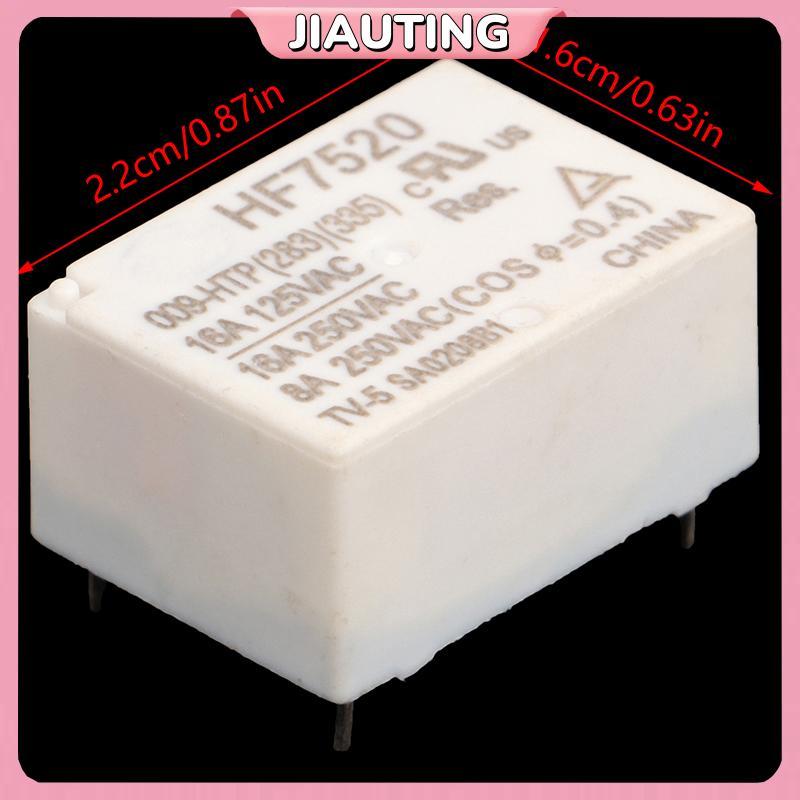 Jiating HF7520 / 009-HTP Tải trọng cao 10A / 16A Thường mở 4 chân Millet Nhiệt độ không đổi Điện Ấm 