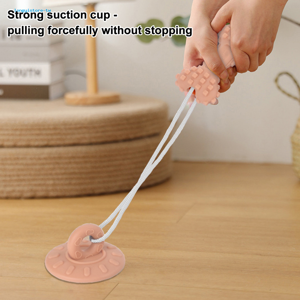 Đồ chơi làm sạch răng cho chó tương tác Đồ chơi chơi chơi cho chó Cốc hút Đồ chơi dây cho chó – Nhai