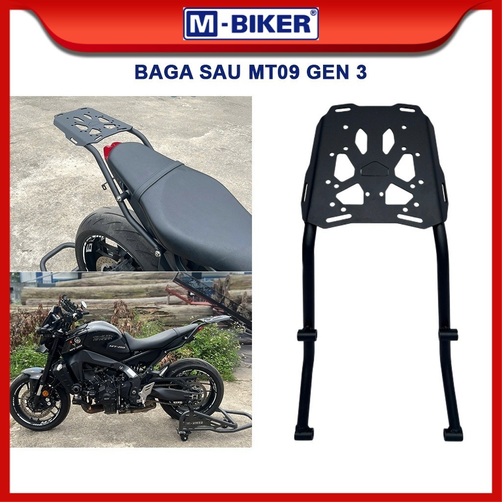 Baga MT09 gen 3, Baga sau MT 09 gen 3, cảng sau gắn thùng dành cho Yamaha MT09 Gen 3