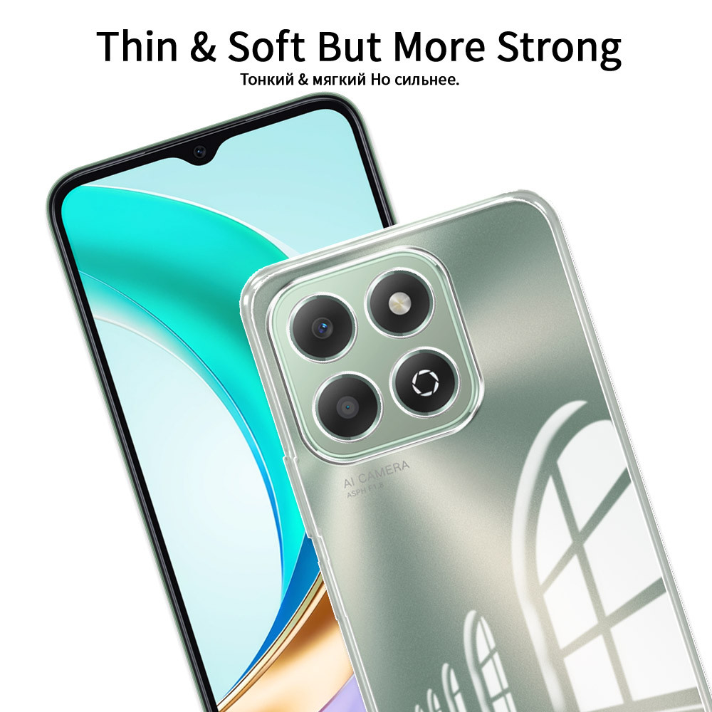 Ốp lưng cho ZTE Blade A35 Vỏ điện thoại trong suốt mềm thời trang mới cho ZTE Blade A55