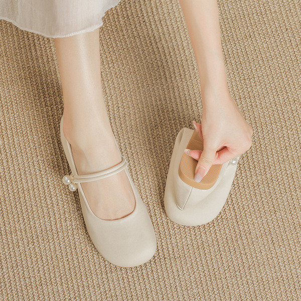 giày lolita nữ lolita giày Giày Nữ Mary Jane Pháp Mùa Hè 2023 Phong Cách Mới Mới Trung Quốc Trắng Gi