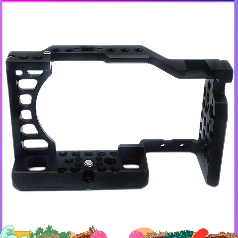 Lồng máy ảnh Giá đỡ cầm tay A6100 A6300 A6400 A6500- Vỏ phụ kiện Giá đỡ giày lạnh, Cổng Mic, Hỗ trợ 