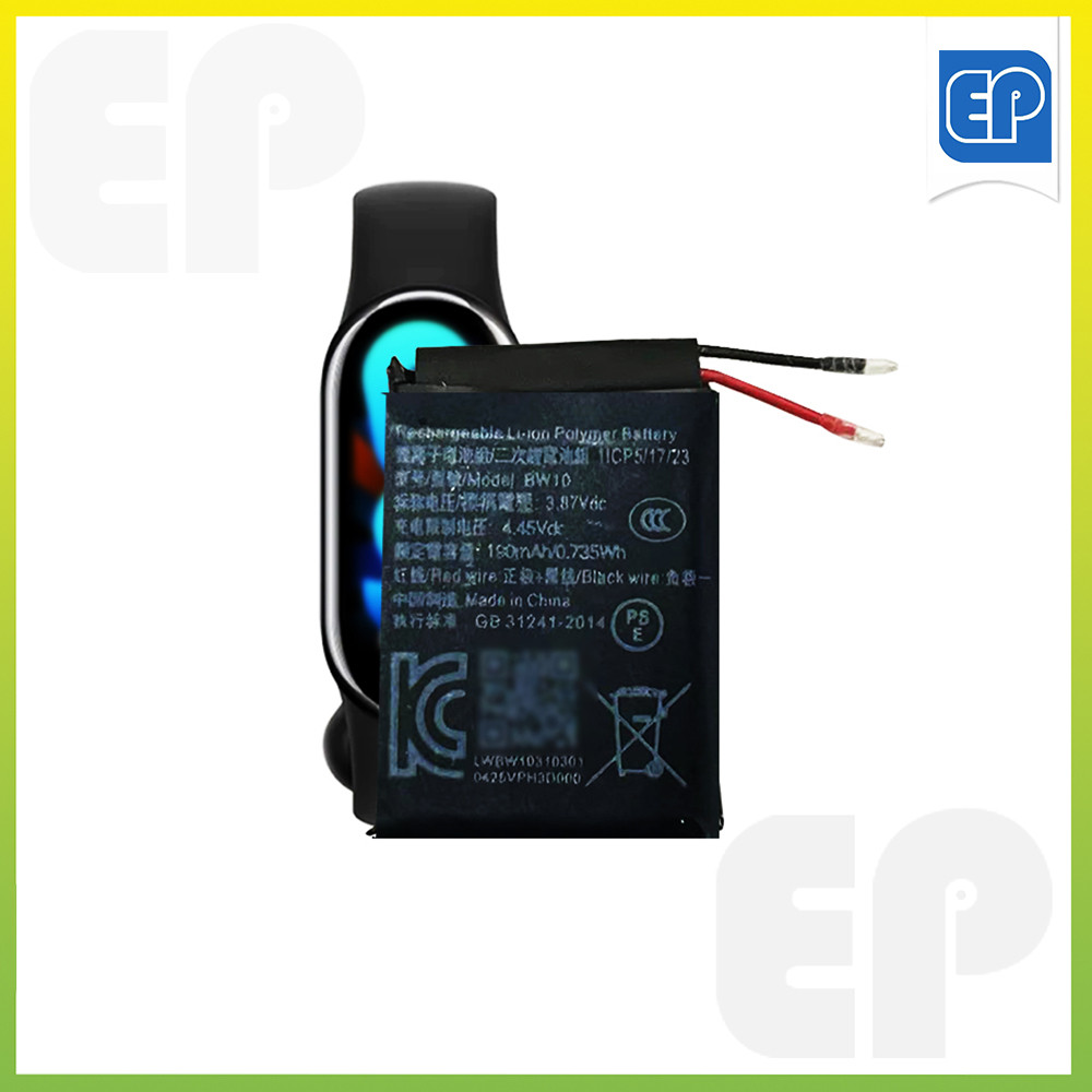 Pin thay thế BW10 mới cho Xiaomi Mi Band 8 Smartwatch 190mAh