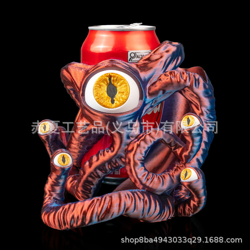 Sản phẩm mới Cthulhu Style Can Rack Dice Tower Phụ kiện trò chơi bảng hai trong một