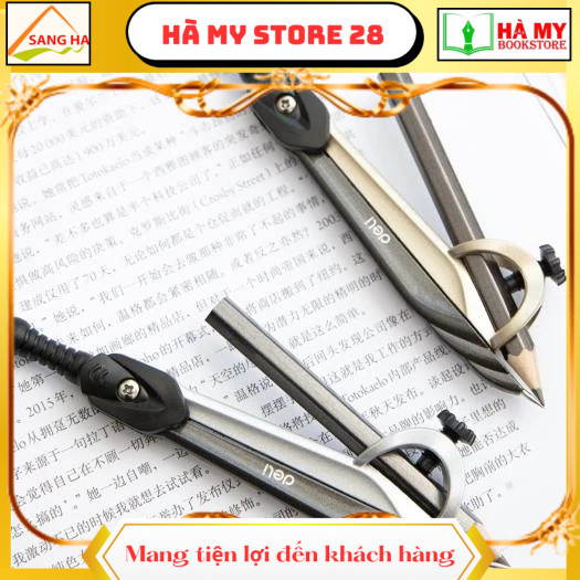 Compa Deli Thân Kim Loại – Chì Cây – EG20402