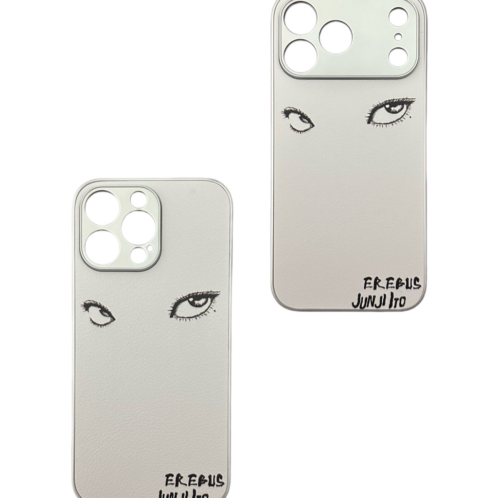 EREBUS 25FW "JUNJIITO" Phúc Kiếng Meiyan Giả Da Cừu In Hình Ốp Lưng Điện Thoại iphone Model Có Sẵn