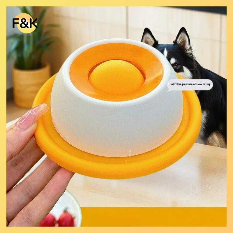 F & K Pet Li Mat Sữa Chua Liing Đĩa Ăn Chậm Cho Chó Mèo - Bát Sna Tương Tác Thúc Đẩy Sức Khỏe Thú Cư