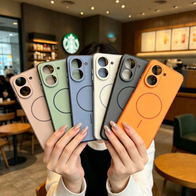 Hai Màu Chống Sốc & Bám Vân Tay Bảo Vệ Camera Ốp Lưng Cho Xiaomi Mi POCO X8 X7 X6 X5 X3 GT M7 M6 M5s