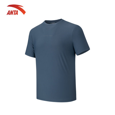 Áo thun ngắn tay nam thể thao chạy bộ tập gym chơi cầu lông tennis pickleball thoáng khí Thời trang  Anta 1526B7129