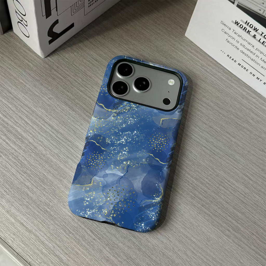 Ốp lưng mờ nối trên và dưới cổ điển 2 trong 1 cho iPhone17 Pro Max iPhone16 Pro Max iPhone15 Pro Max