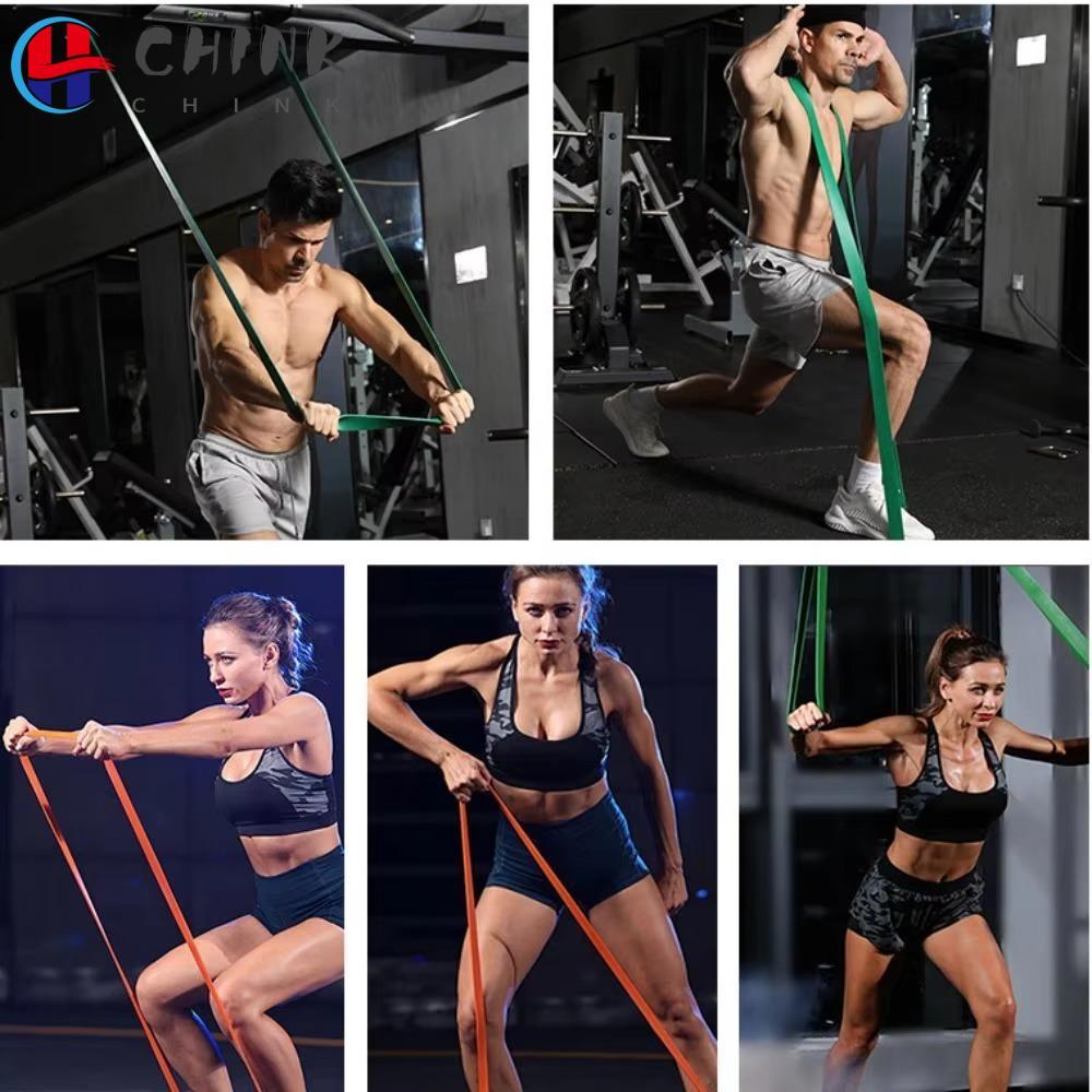 Dây thun tập thể dục CHINK - Dây yoga đàn hồi TPE, chịu lực từ 5 đến 85lbs