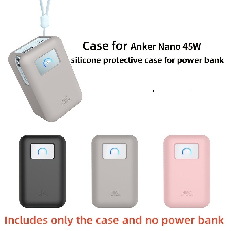 Dành Cho Anker 45W Có Thể Thu Vào 10000Mah Power Bank Vỏ Bảo Vệ A1638, Vỏ Bảo Vệ Cho Anker Nano 45W 