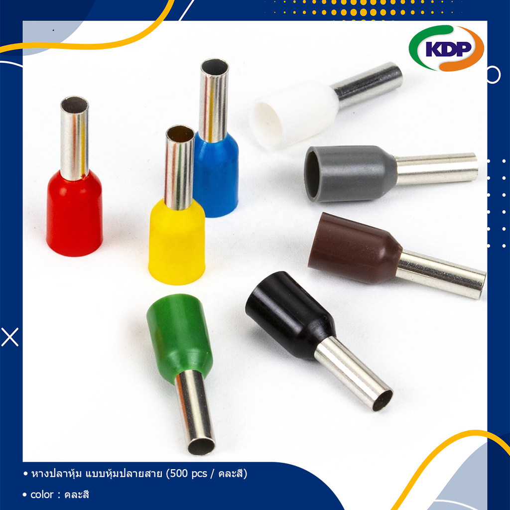Dây Đuôi Cá (Đầu Cáp CE Khớp) Model E16-18 / E16-18 Xanh Lá 100 Miếng Túi